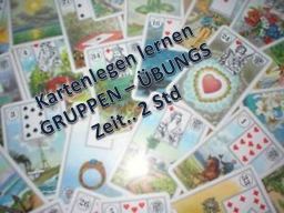 Webinar: Übungs Gruppe für Mll Lenormand Kartenlegen ...
