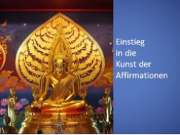 Webinar: Einstieg in die Kunst der Affirmationen