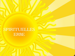 Webinar: SPIRITUELLES ERBE- Trainer: Saint von Lux