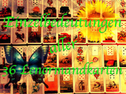 Webinar: NACHHILFE LENORMAND Einzelbedeutungen aller 36 Lenormandkarten inkl. Unterlagen