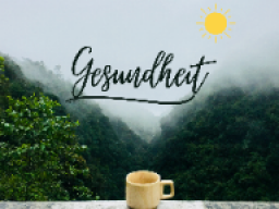 Deine Seele will, dass du gesund  bist