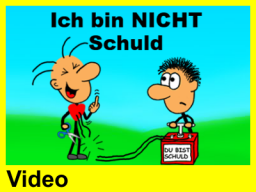 Webinar: Du kannst mich mal - Ich bin NICHT Schuld!