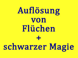 Webinar: Flüche und schwarze Magie auflösen