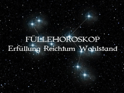 Webinar: FÜLLEHOROSKOP