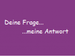 Webinar: Deine Frage - Meine Antwort!