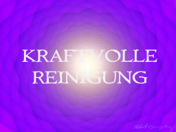 Webinar: KRAFTVOLLE REINGUNG