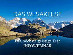 Webinar: DAS WESAKFEST