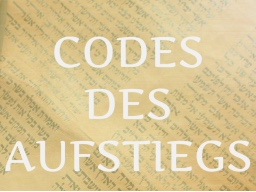Webinar: CODES DES AUFSTIEGS Update