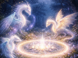 Feenlichtdrachen  Sanfter Heilkreis der Nacht