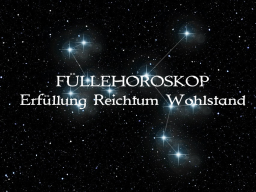 Webinar: FÜLLEHOROSKOP