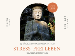 Webinar: STRESS - FREI LEBEN (D + EN) 20.4.-16.5.23