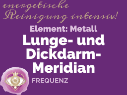 Webinar: MERIDIANE - Lungen- und Dickdarm-Meridian / Element Metall