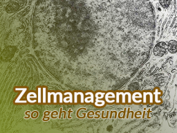 Webinar: Zellmanagement: Stärke Deine Zellen - stärke Deine Gesundheit