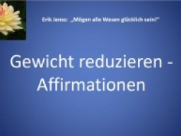Webinar: Gewicht reduzieren - Affirmationen