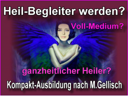 Webinar: medialer Heil-Begleiter werden - 10 - nach M. Gellisch