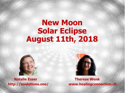 Webinar: New Moon Solar Eclipse in Leo, August 11th 2018