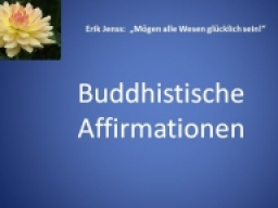 Webinar: Buddhistische Affirmationen