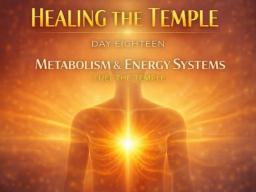 ENERGIE-BOOSTING | STOFFWECHSEL & ENERGIESYSTEME | Deinen Tempel mit neuer Energie versorgen