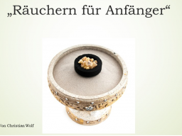 Webinar: Räuchern für Anfänger