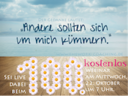 Webinar: Popcorn am Morgen - Das 100. Webinar mit The Work of Byron Katie