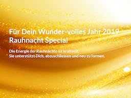 Webinar: Rauhnächte 2018 - Einstimmung, Felder öffnen