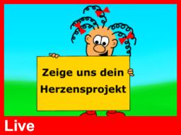 Webinar: Erzähle uns von deinem Herzensprojekt.