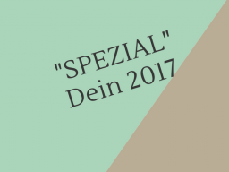 Webinar: SPEZIAL- Dein 2017 - Liebe, Gesundheit, Job