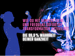 WEBINAR Die 99,9 % Wahrheit deiner Ganzheit. Wie du mit Bewusstsein und Frequenz sofortige Transformation aktivierst